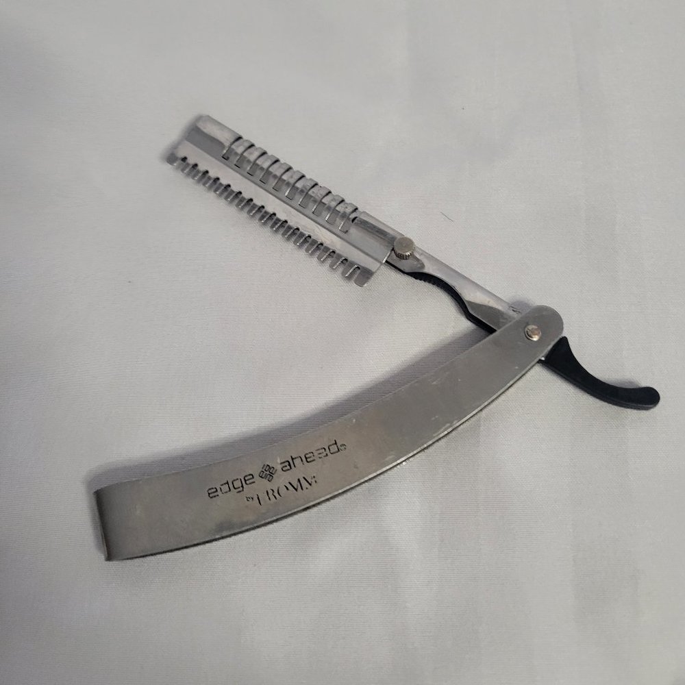 FROMM Straight Razor Hair Trimmer with Guard 8" x 1'' Edge Ahead